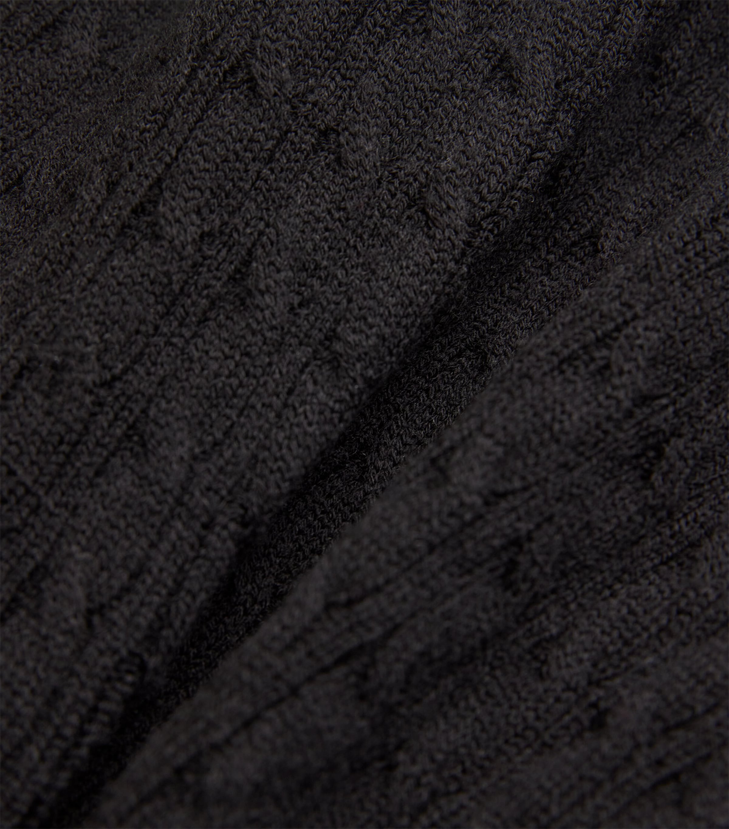 Wool-Blend Rollneck Mini Dress BLACK Image 5