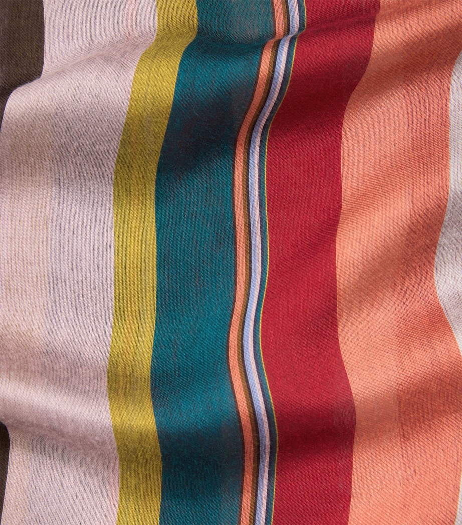 Paul Smith Signature Stripe Block Scarf Coloured Image 4