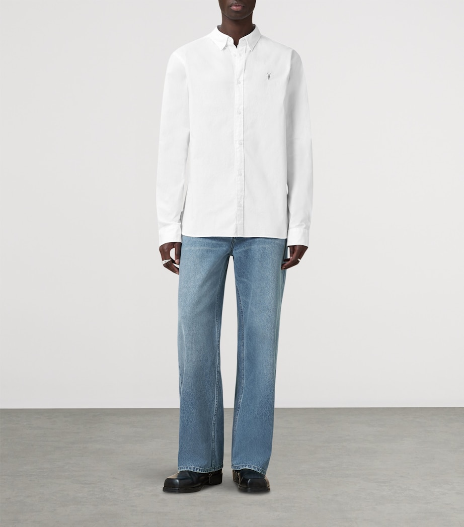 Stretch-Cotton Hawthorne Shirt WHITE Image 2
