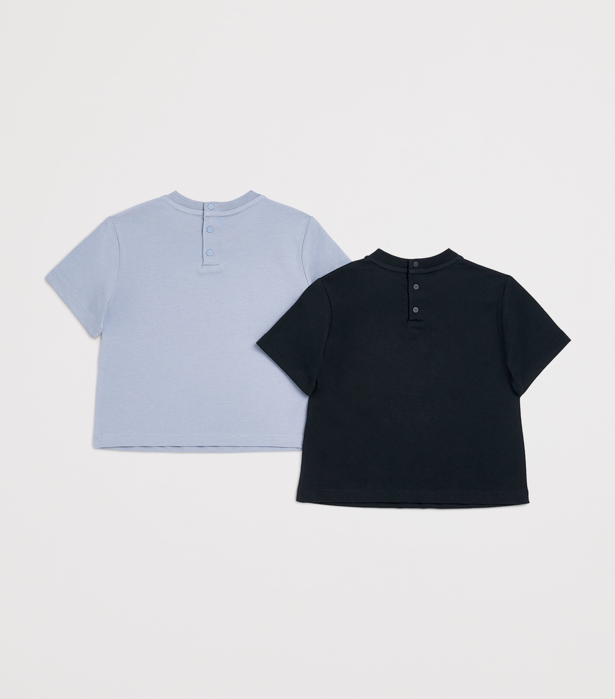 Emporio Armani Kids Pack of 2 Cotton Logo T-Shirts (6-36 Months) Image 2