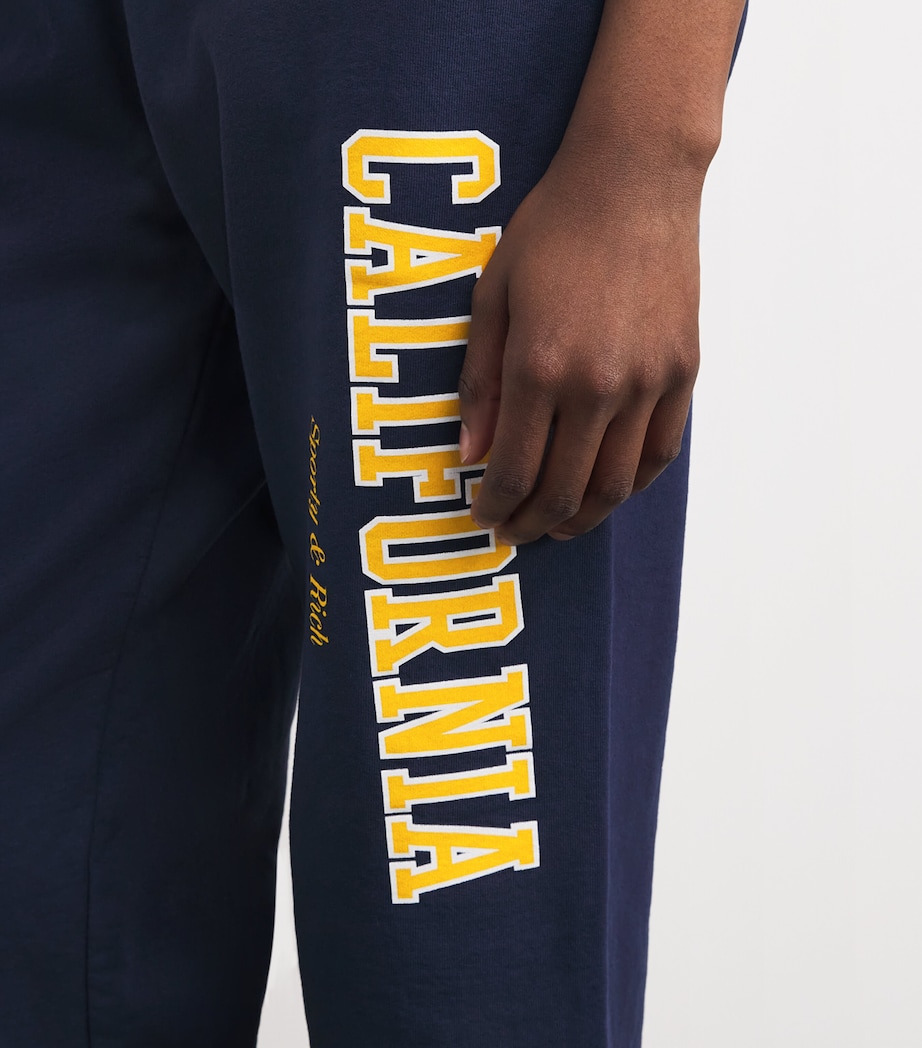 California Sweatpants NAVY GOLD/WHITE Image 6