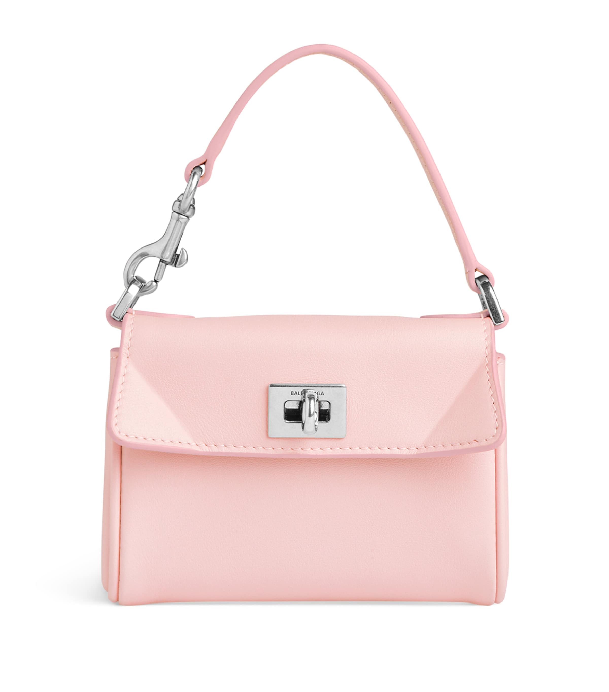 Balenciaga Rodeo Micro Bag Charm In Pink