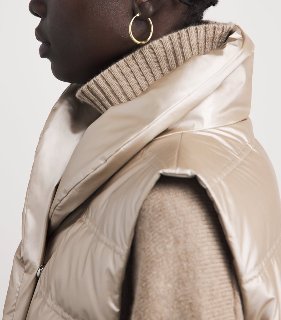 Down Reversible Gilet OYSTER Image 3