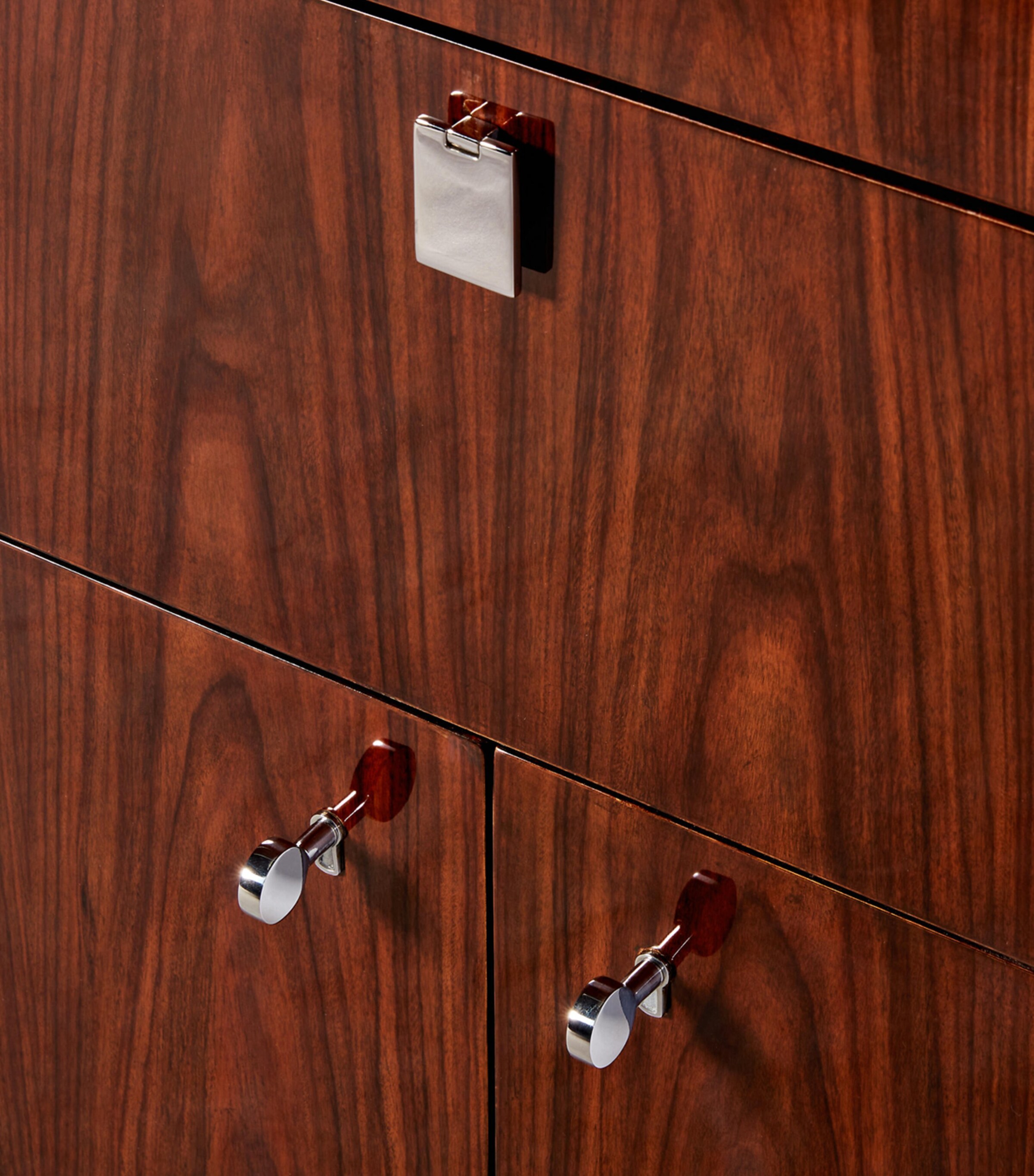 Rosewood and Stainless Steel Duke Bar PENTHOUSE ROSEWOOD Image 10