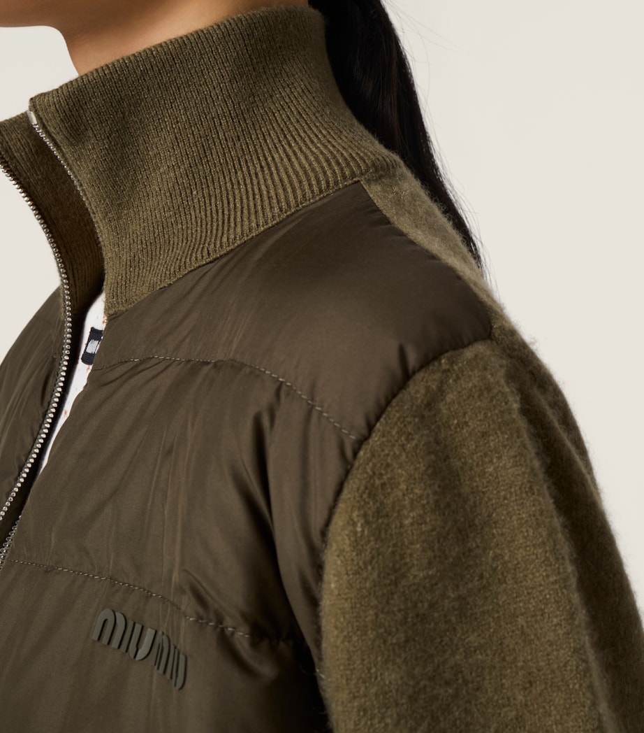 Cashmere Down-Filled Jacket F0393 Image 6