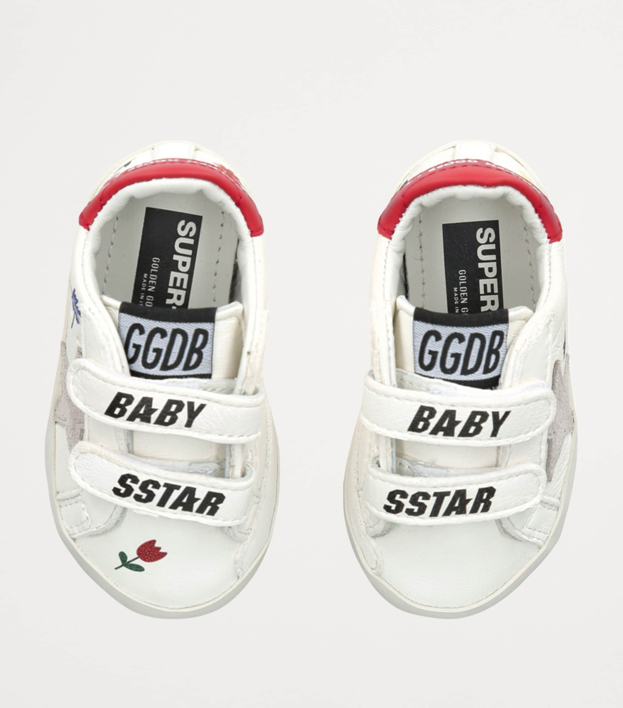 Golden Goose Leather Baby School Sneakers Harrods UK