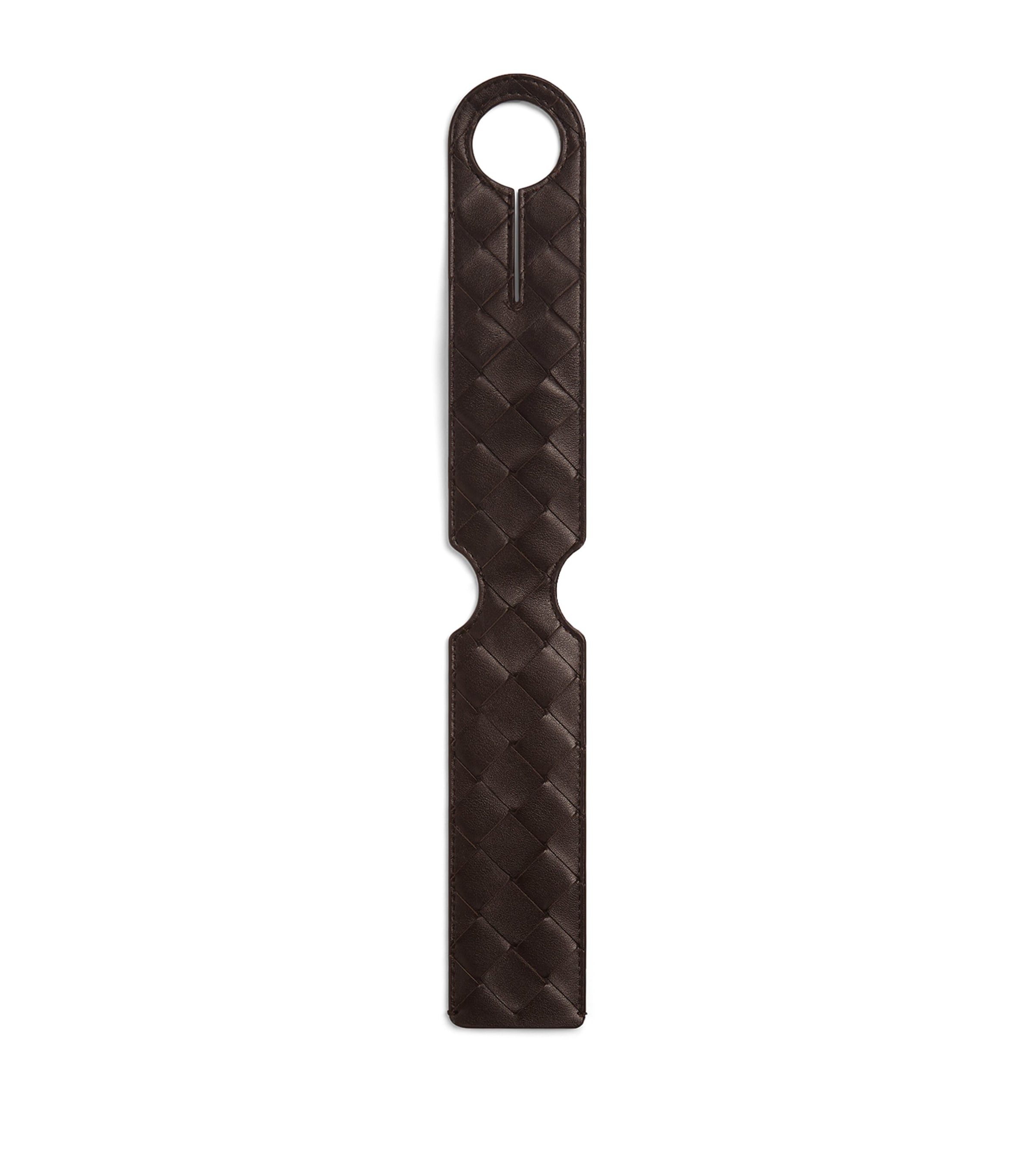 Bottega Veneta Luggage Tag In Brown