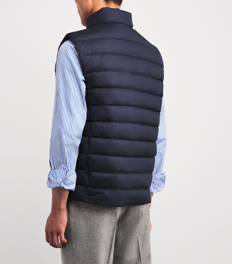 Water-Repellent Down Colden Gilet NAVY Image 4