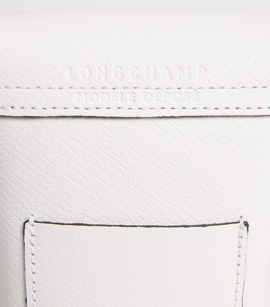 Leather Épure Phone Case with Strap 707 WHITE Image 6
