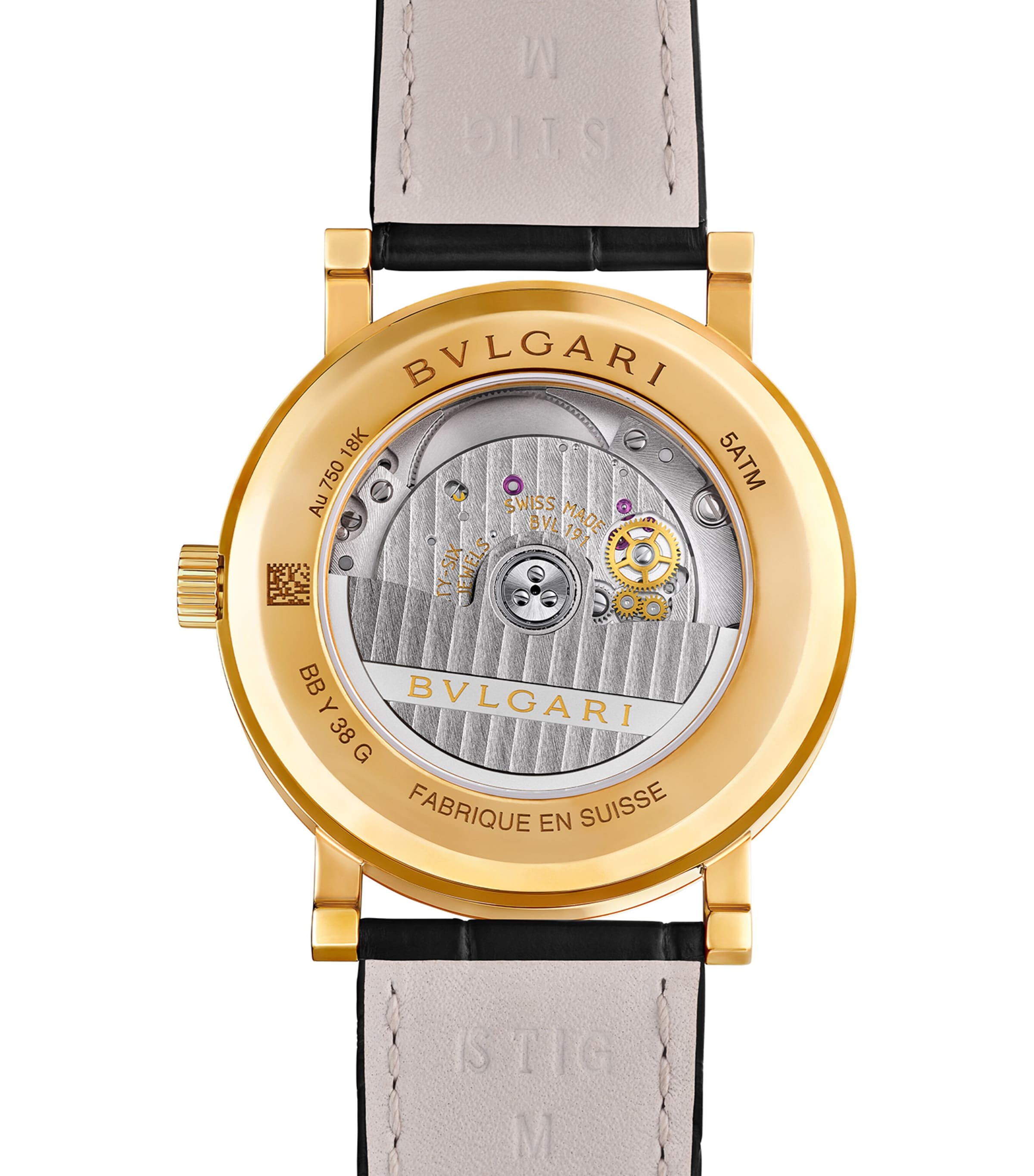 Yellow Gold BVLGARI BVLGARI Watch 38mm BLACK Image 3