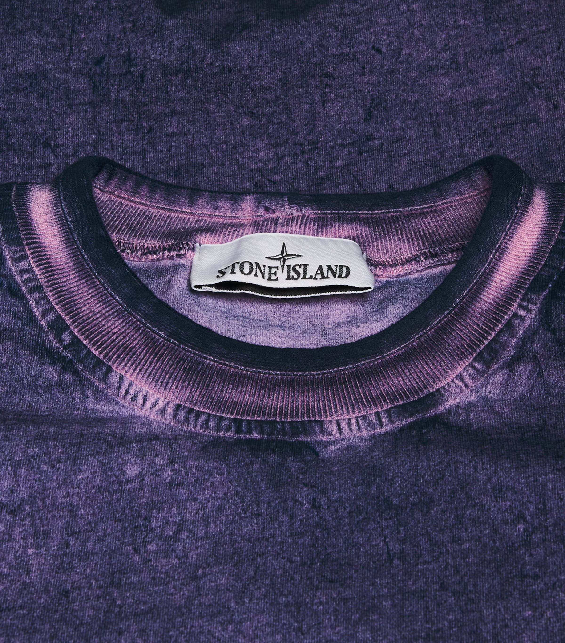 Cotton Faded Logo T-Shirt V0026 Image 5