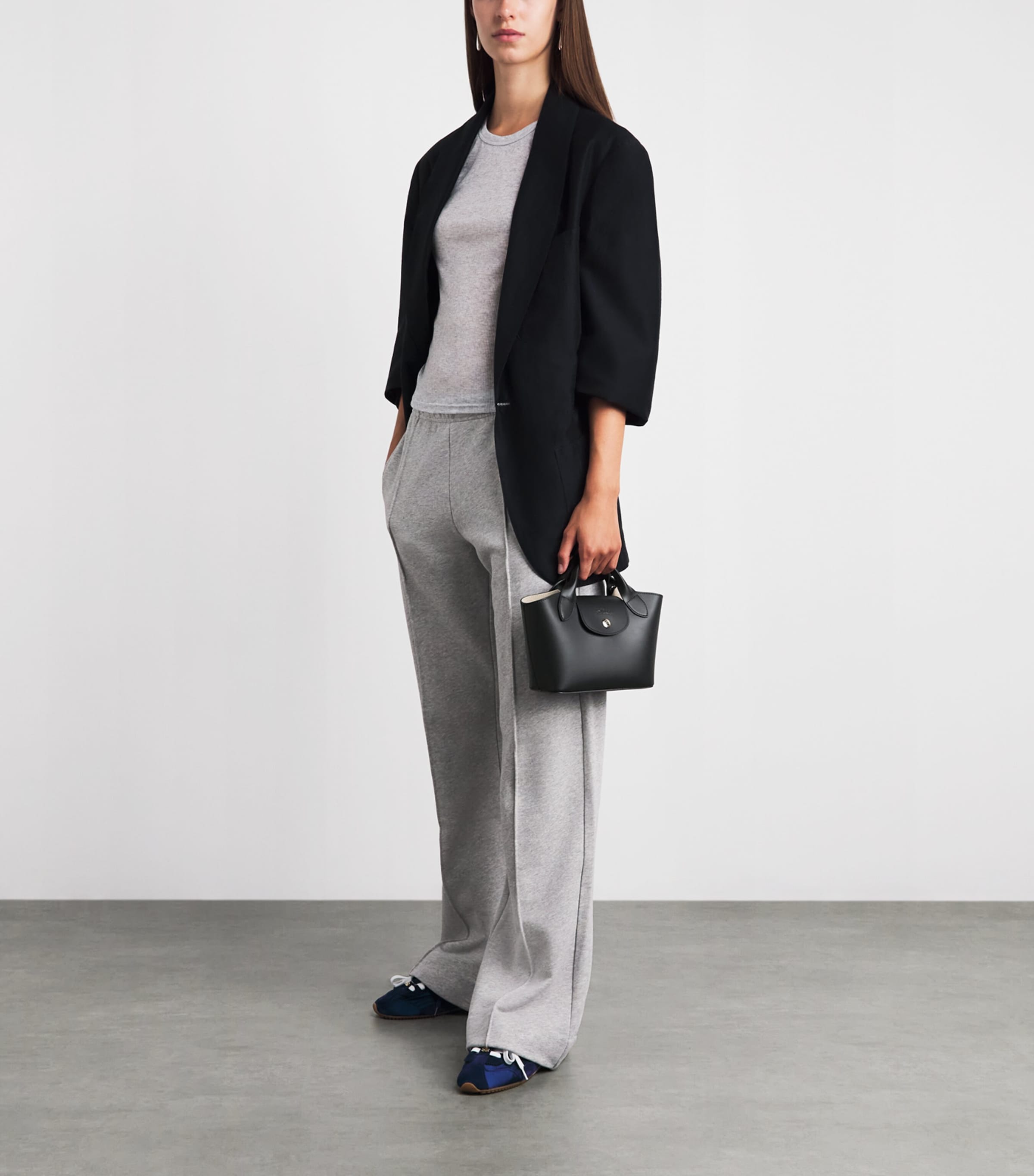 Longchamp Extra-Small Leather Épure Tote Bag Noir Image 2