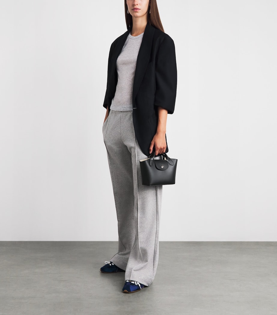 Longchamp Extra-Small Leather Épure Tote Bag Noir Image 2