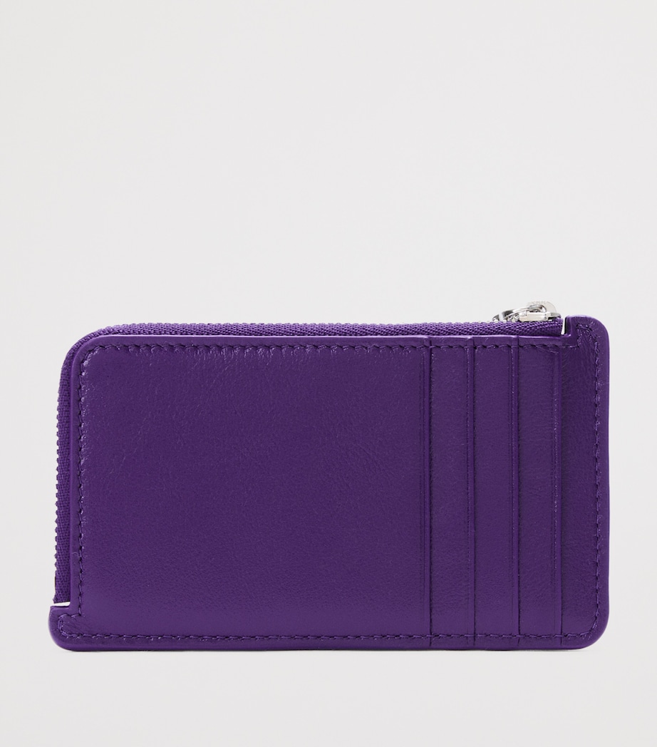 LOEWE x Cosima Von Bonin Lambskin Claw Card Holder Deep Purple Image 3