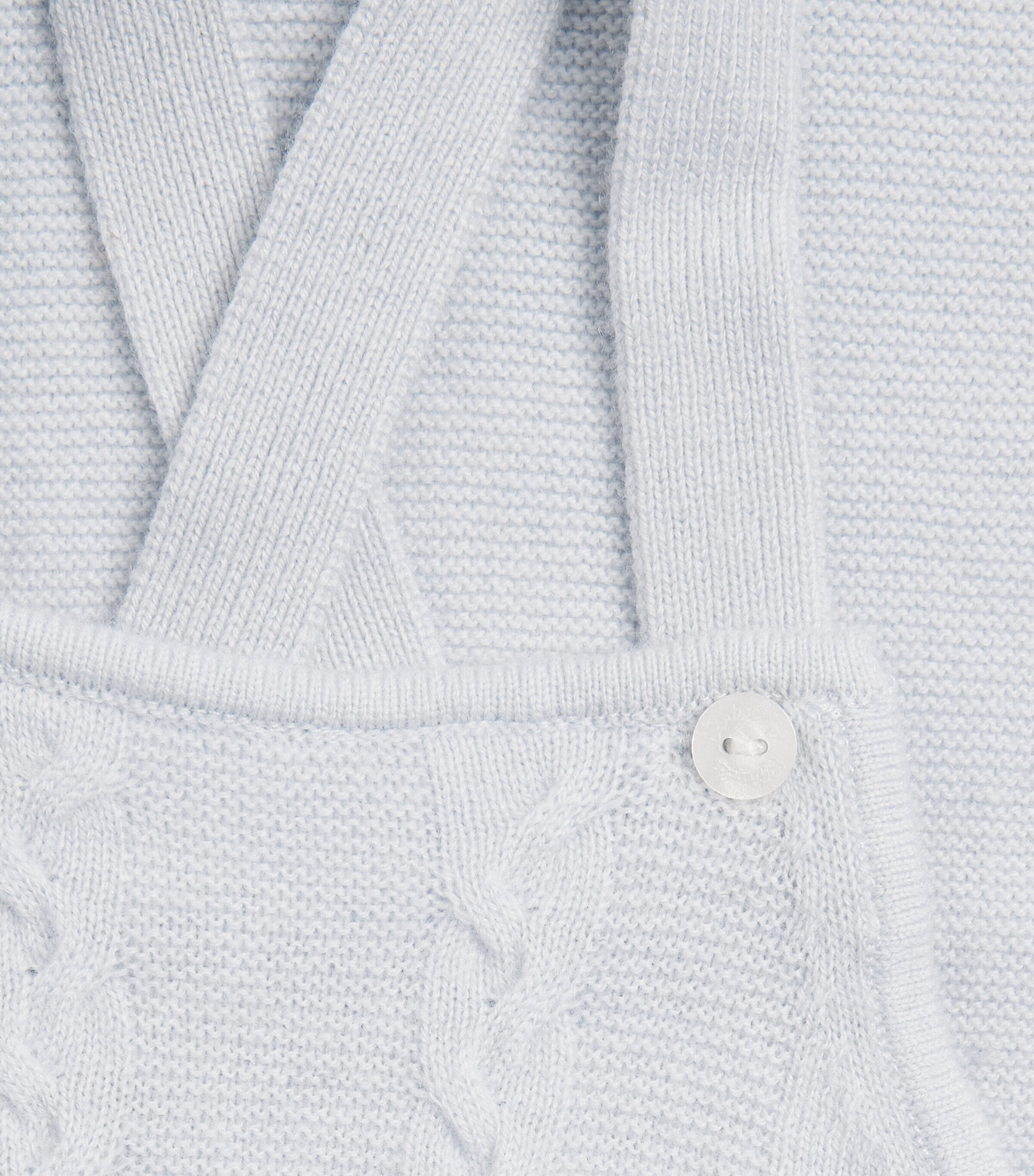 Tartine et Chocolat Wool-Cashmere Dungarees (3-24 Months) Ciel Image 3