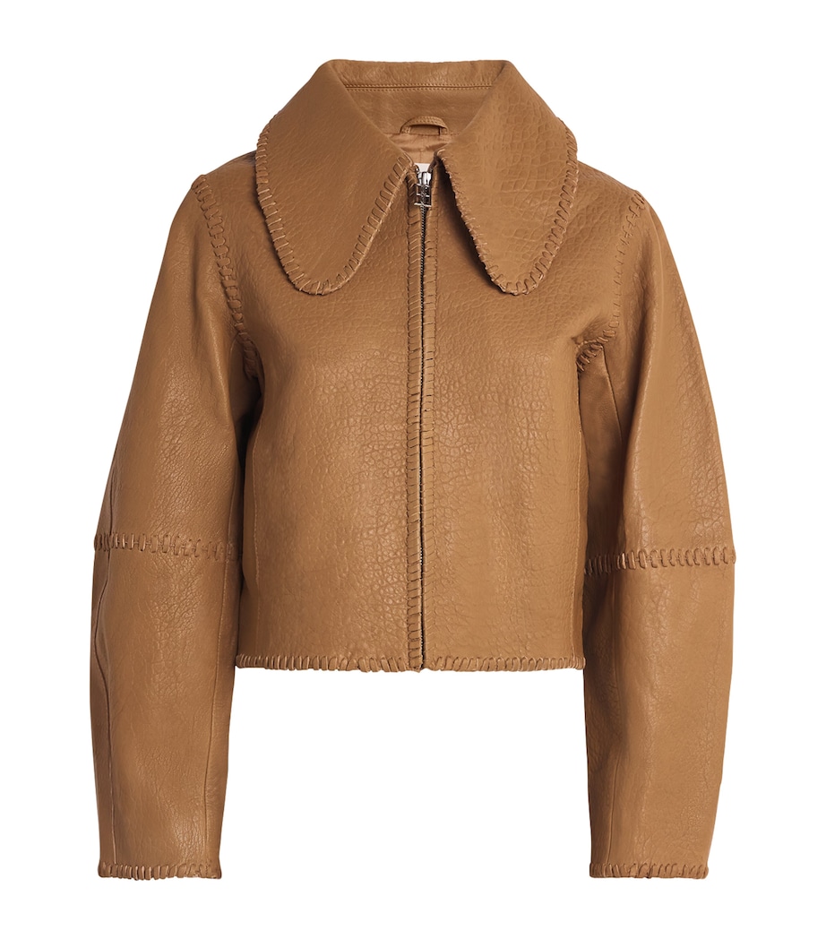 Leather Rowani Jacket 1CL CORNSTALK Image 1