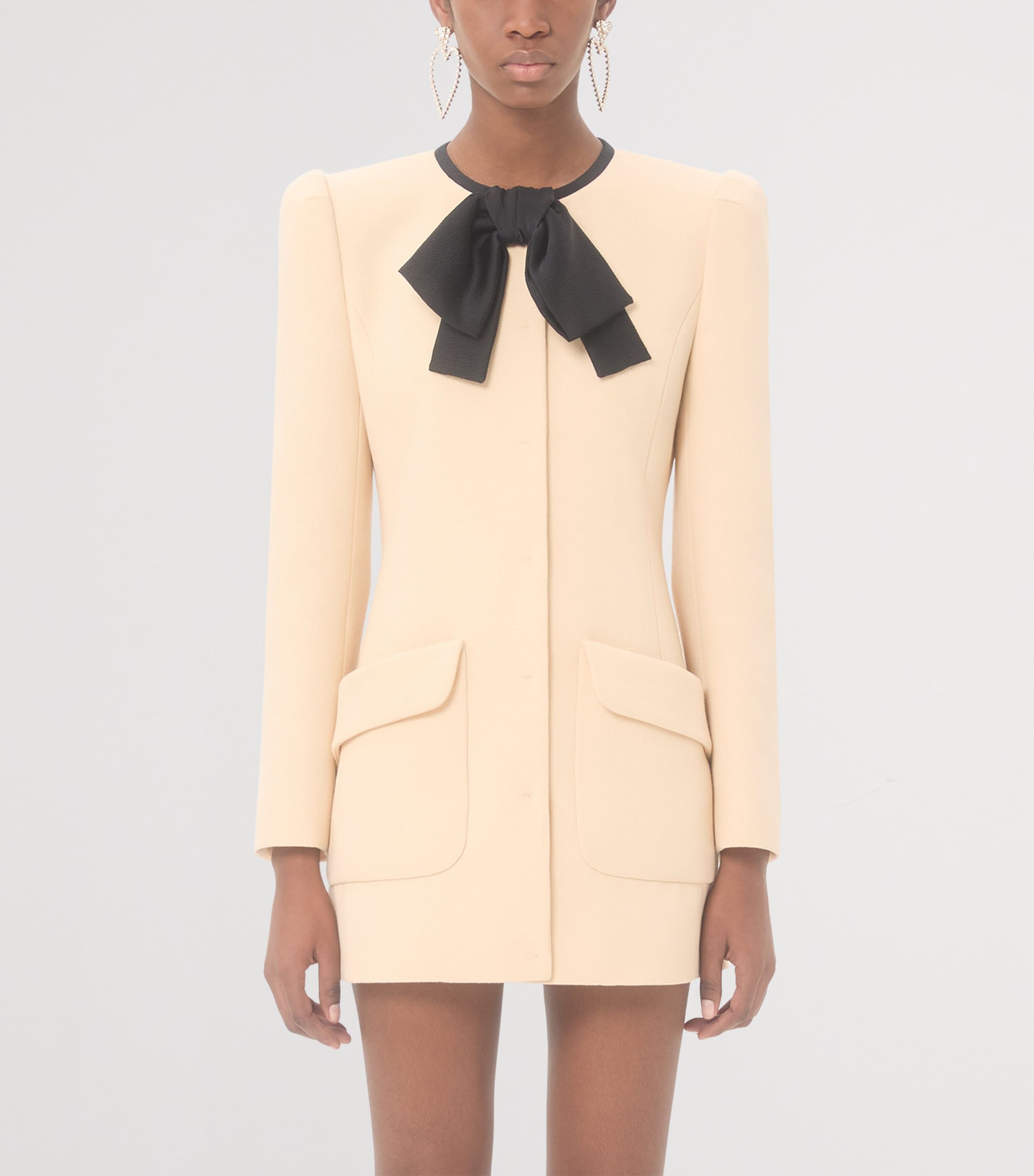 Wool Bow-Tie Jacket R8E Image 2