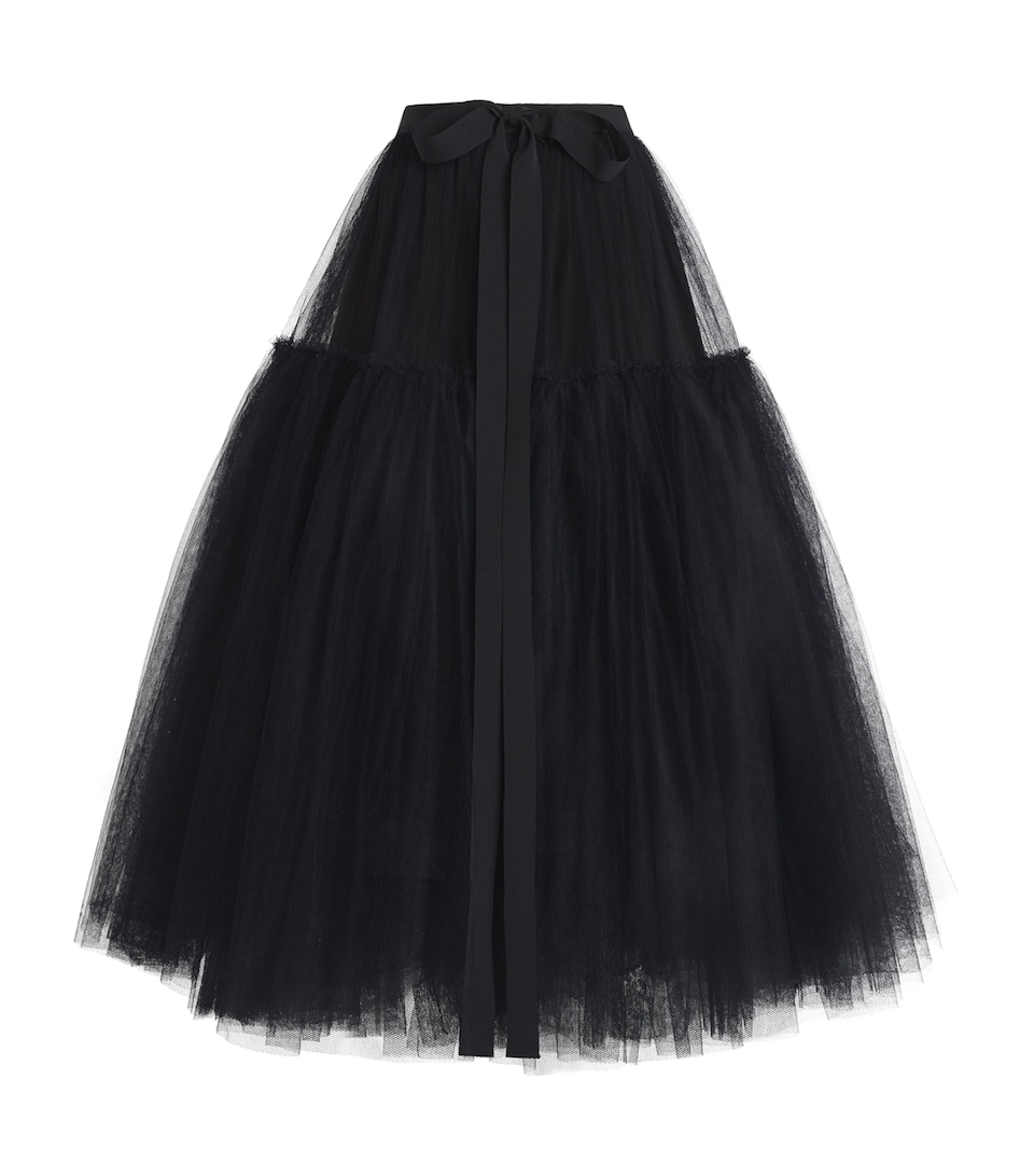 Tulle Midi Skirt