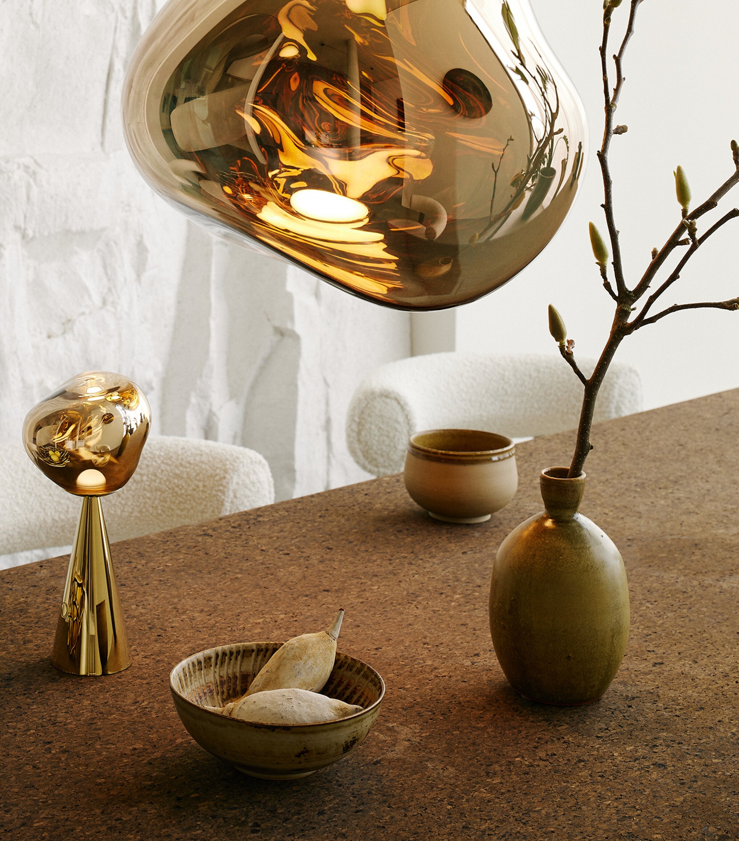 Tom Dixon Melt Pendant Light Gold Image 6