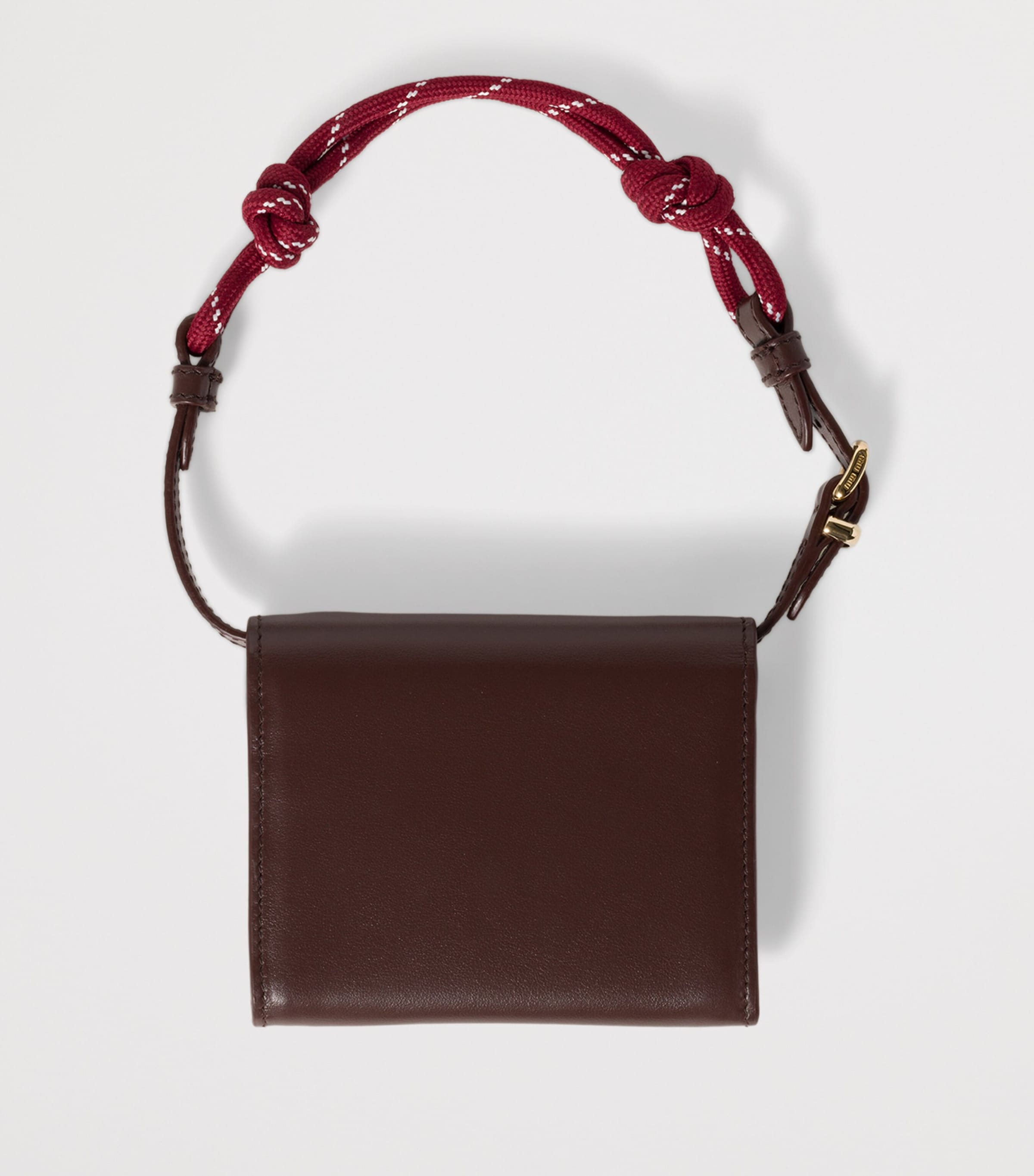 Miu Miu Leather Chain Wallet Image 3