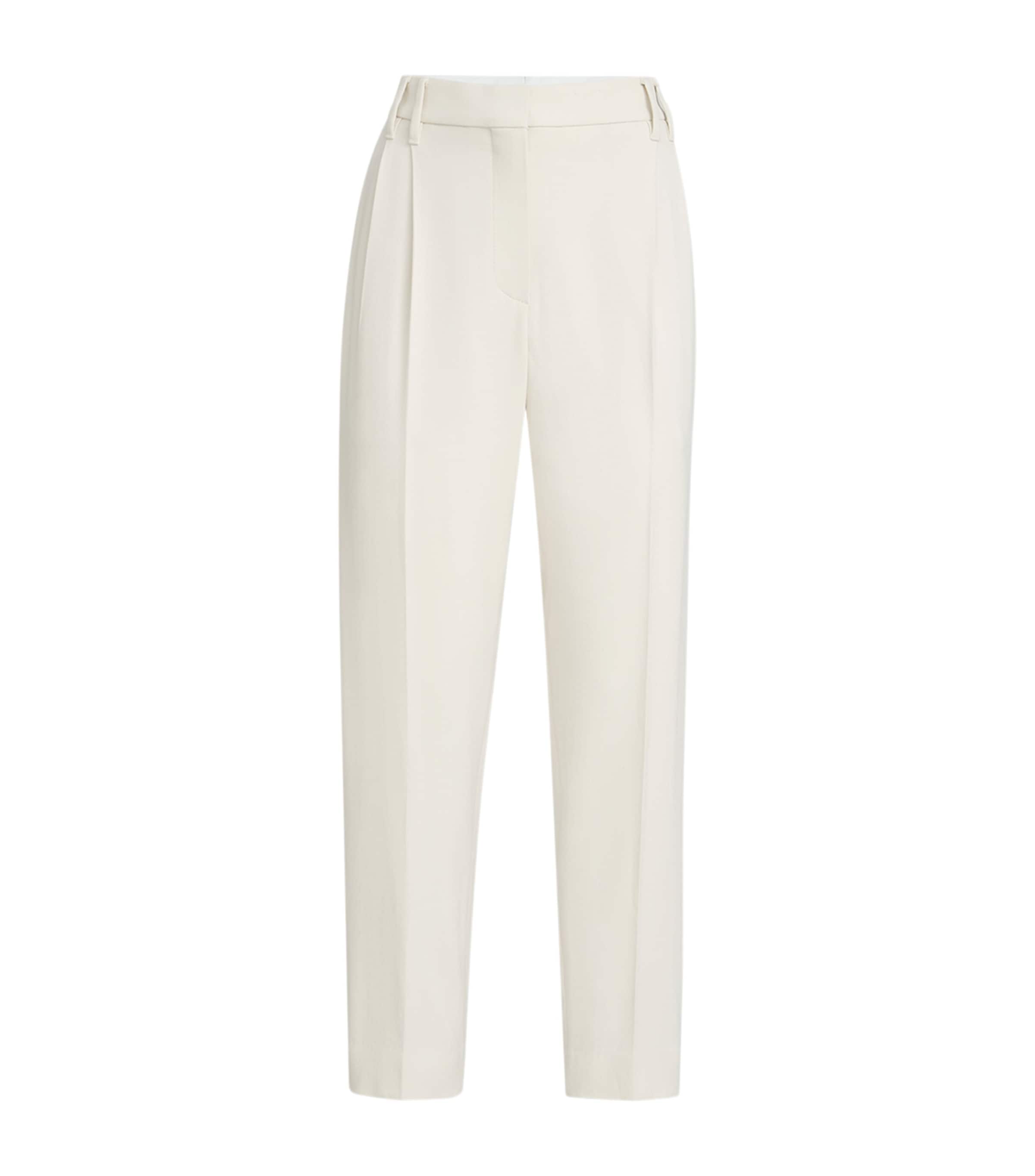 Brunello Cucinelli Womens Straight Tailored Trousers Image 1