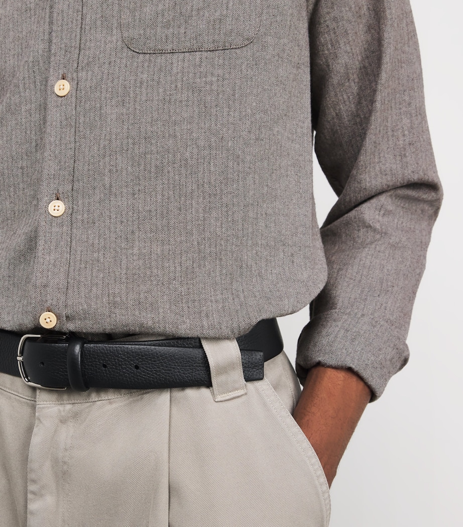 Cotton Herringbone New York Special Shirt GREY Image 6