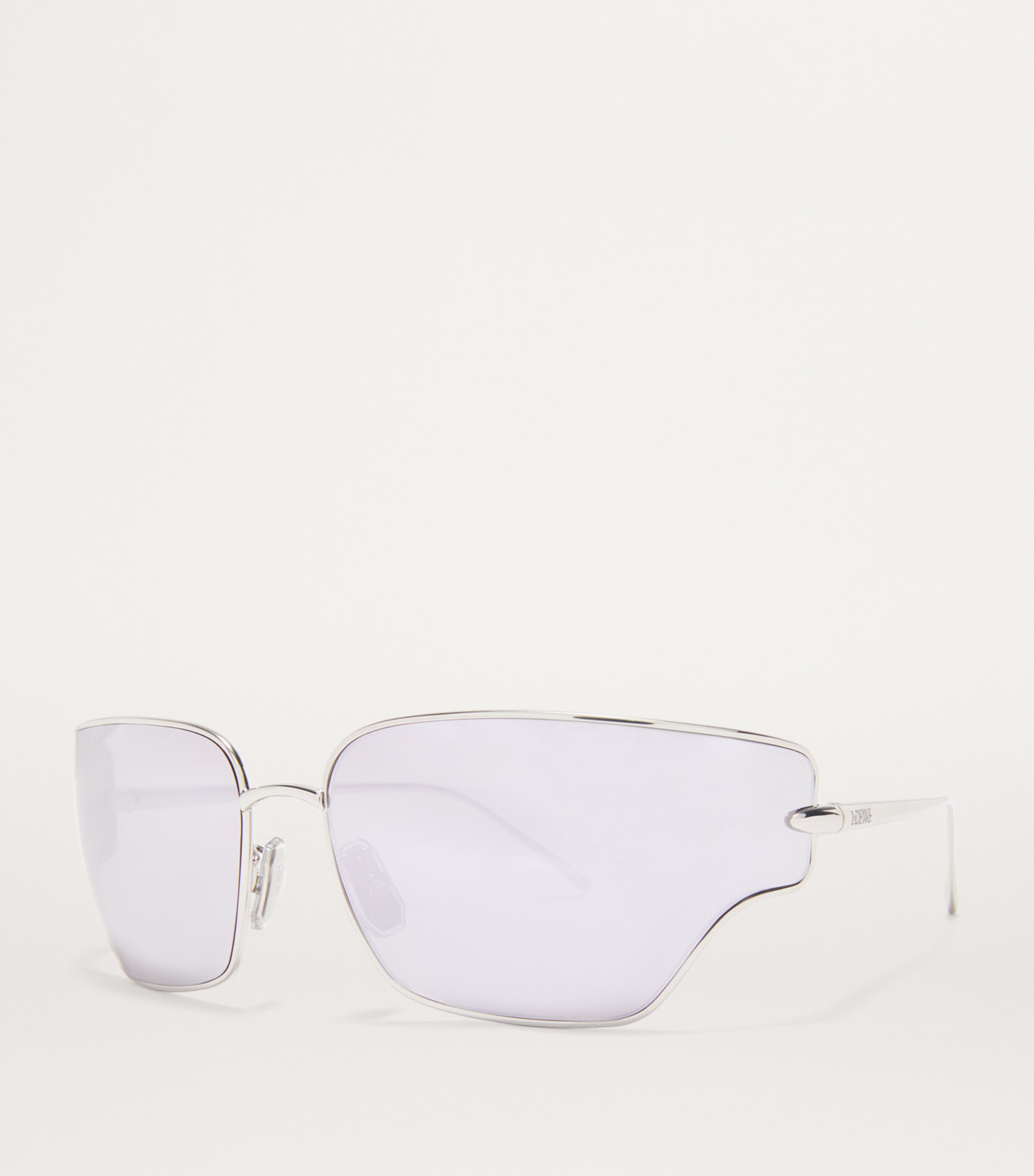 LOEWE Metal Arch Sunglasses Grey/white Image 2