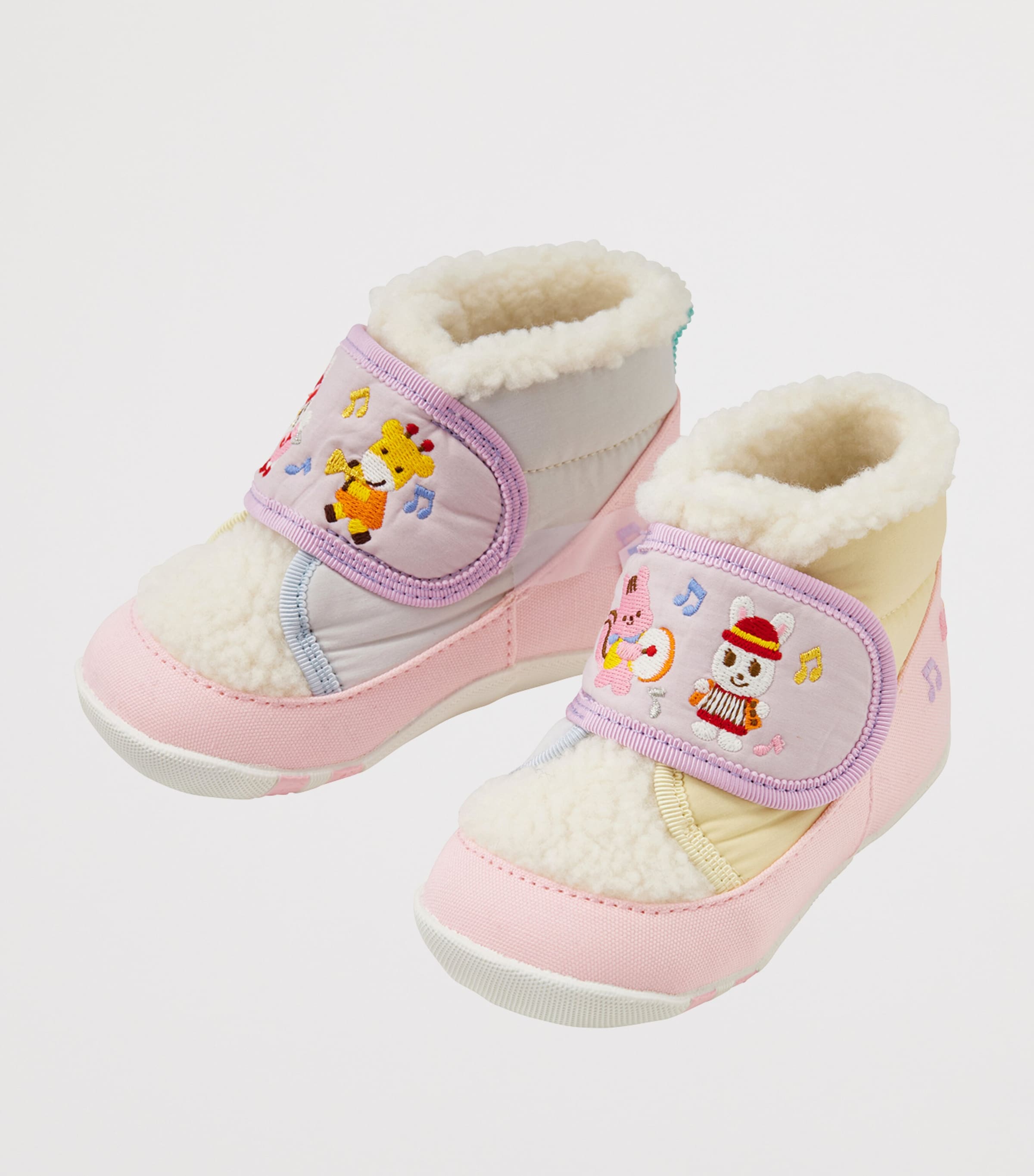 Miki House Embroidered Velcro Sneakers Image 2