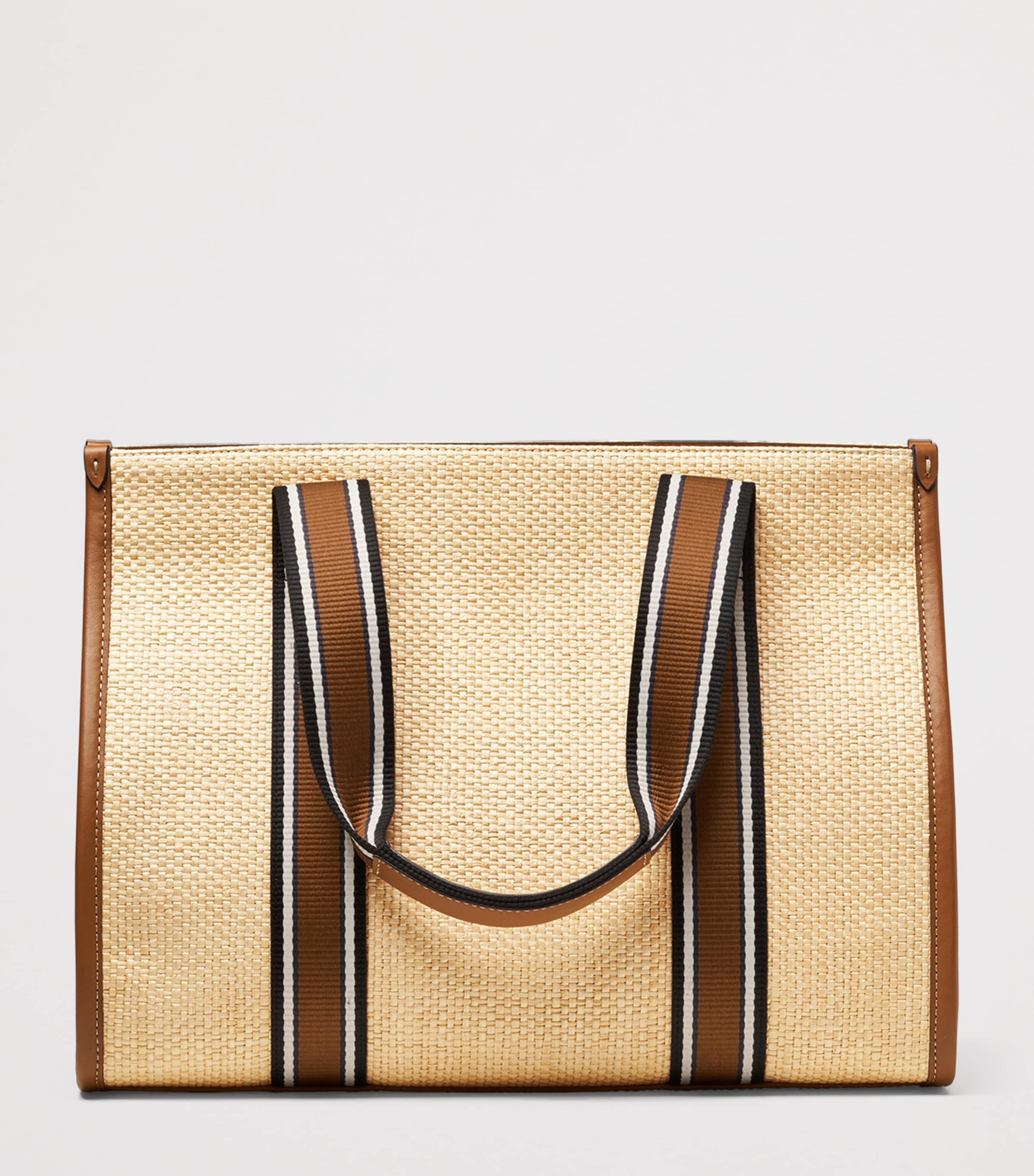 Raffia Henley Tote Bag NEUTRAL Image 2