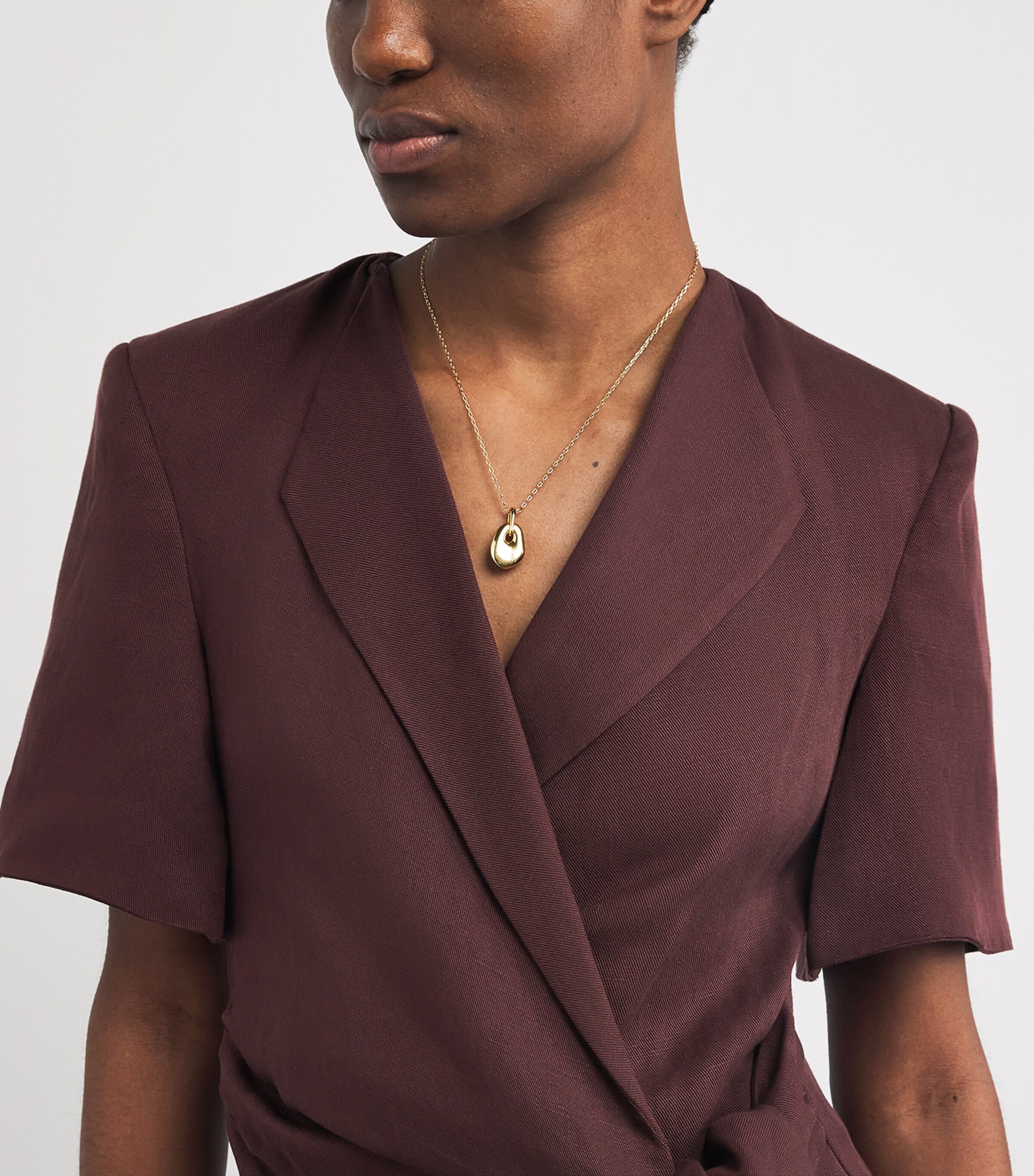 Ida V-neck Lace Blazer Jumpsuit