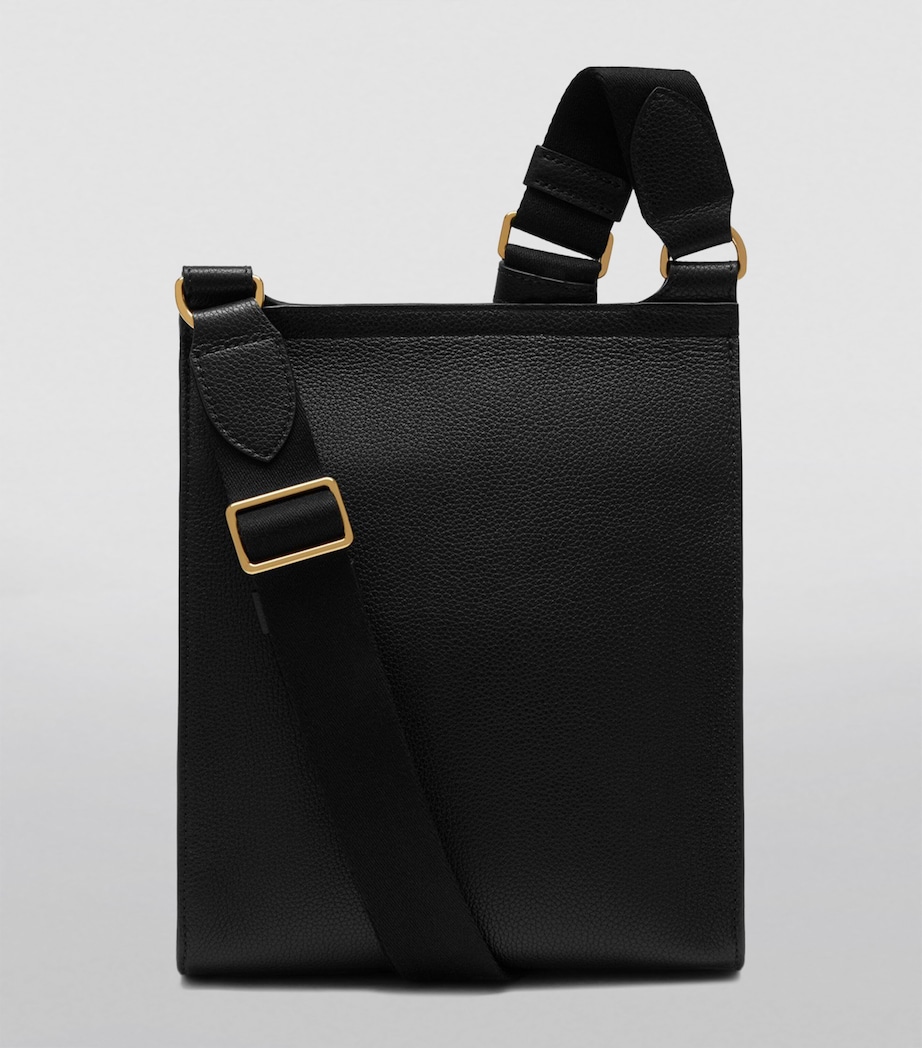 Medium Leather Antony Messenger Bag BLACK Image 4