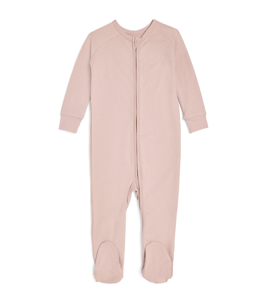 Organic Cotton-Blend Essentials All-In-One (0-12 Months) PALE PINK Image 1
