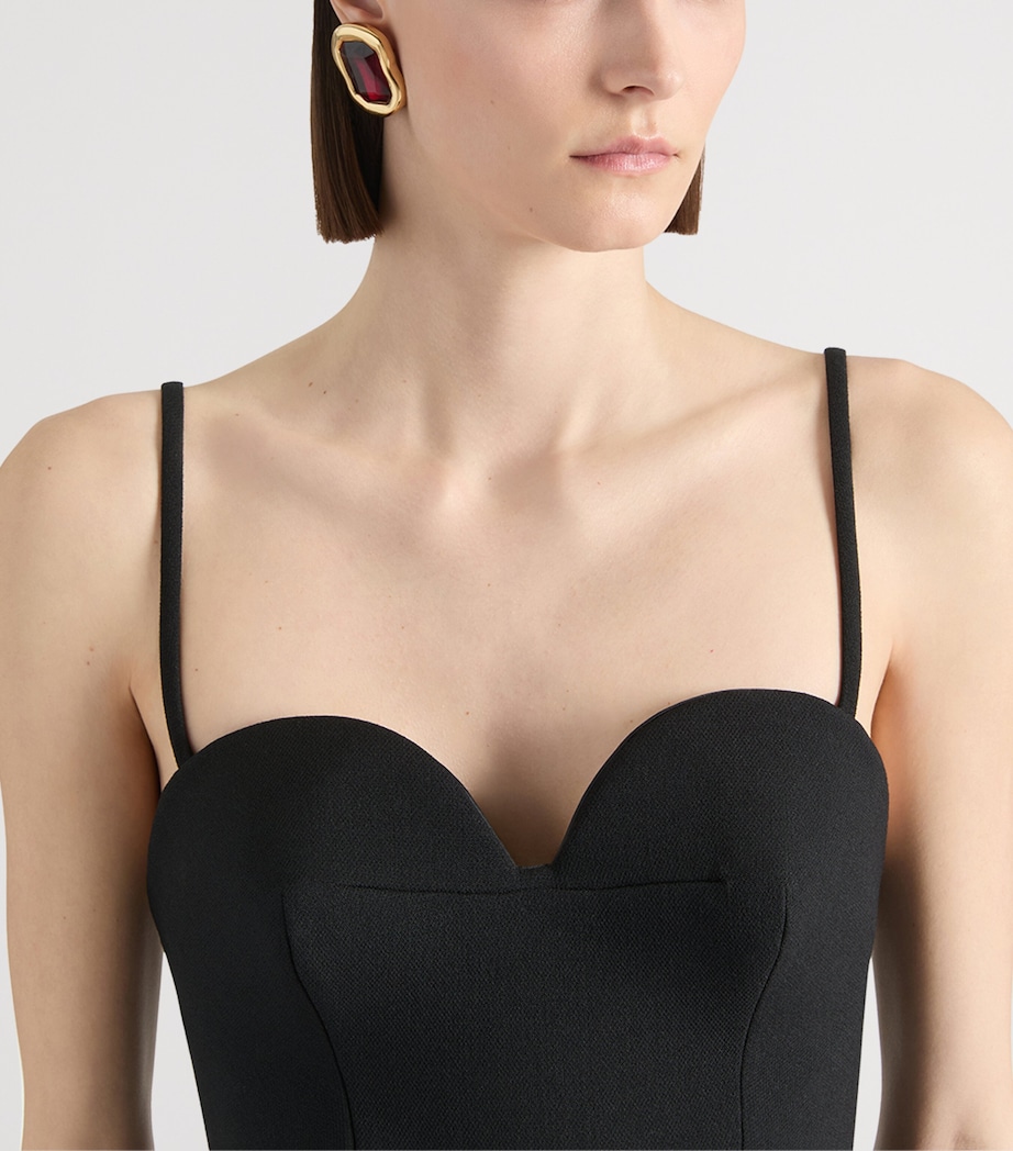 Embellished Sculptural Earrings GOLDEN/RED Image 2