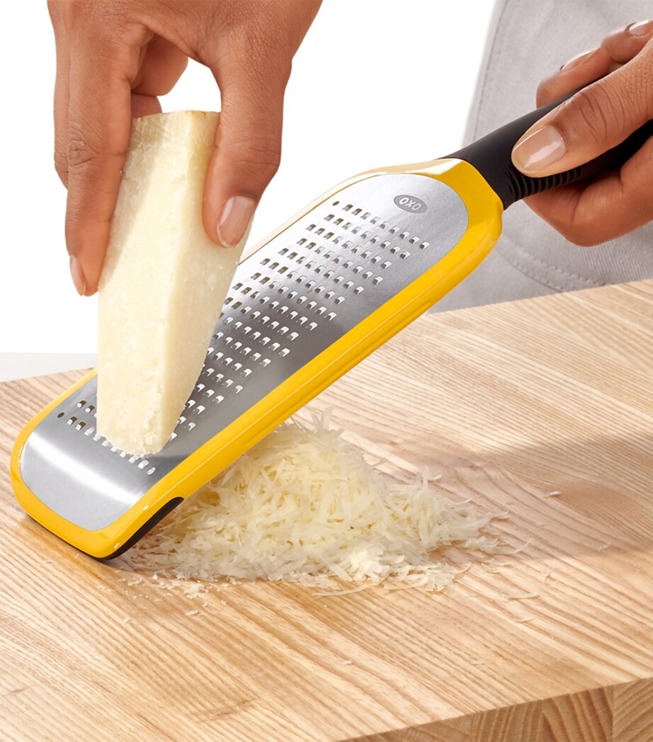 Oxo Good Grips Etched Grater Silver/yellow/black Image 4