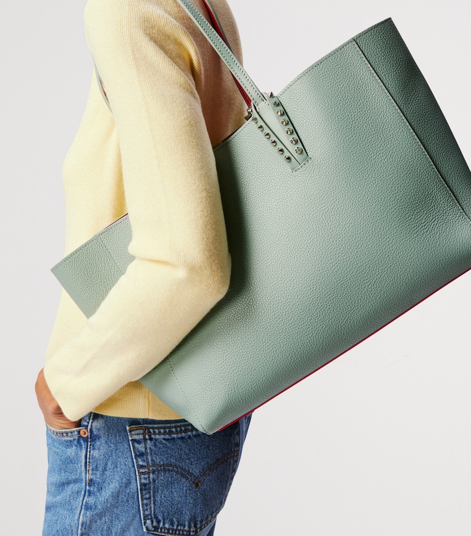 Cabata Small Leather Tote Bag E771 Image 2