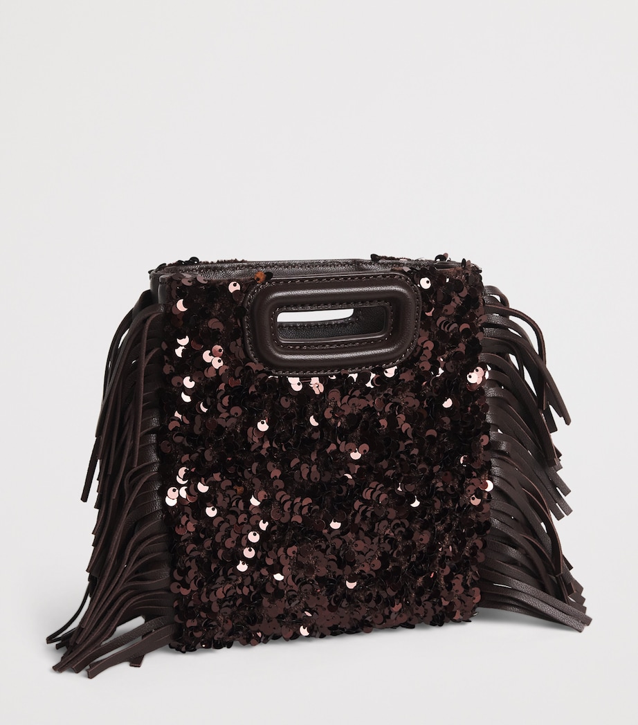 Sequin M Mini Bag BROWN Image 3