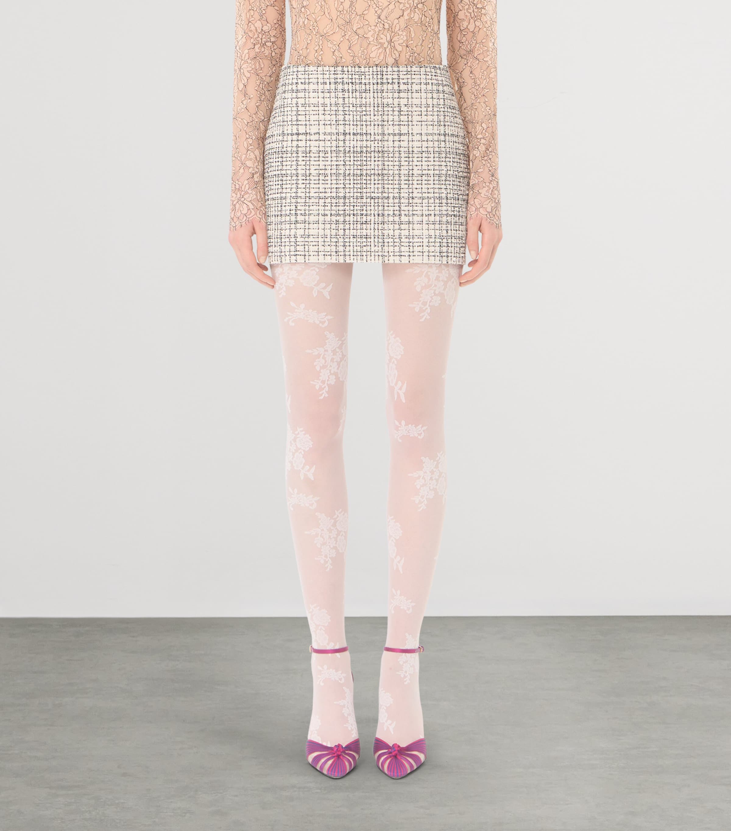 Valentino Womens Tweed Mini Skirt Image 3