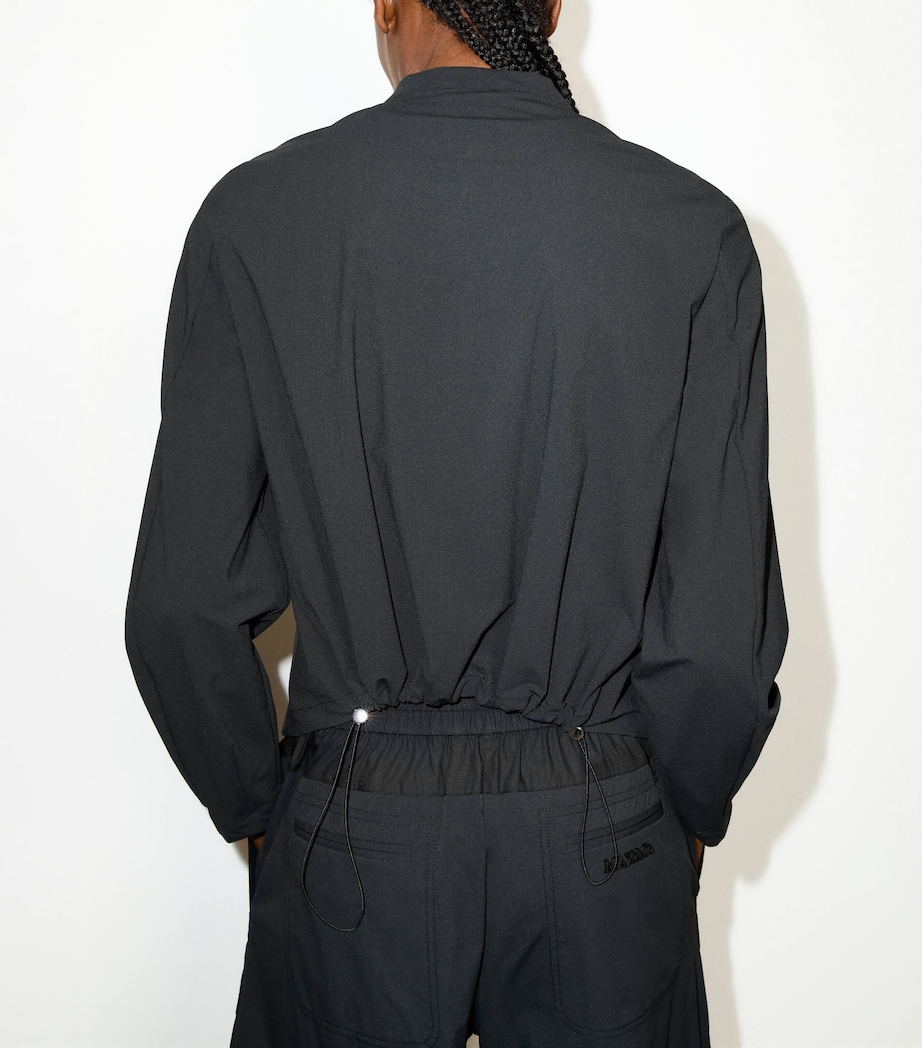 MAX&Co. Womens Technical Jersey Jacket Black Image 4