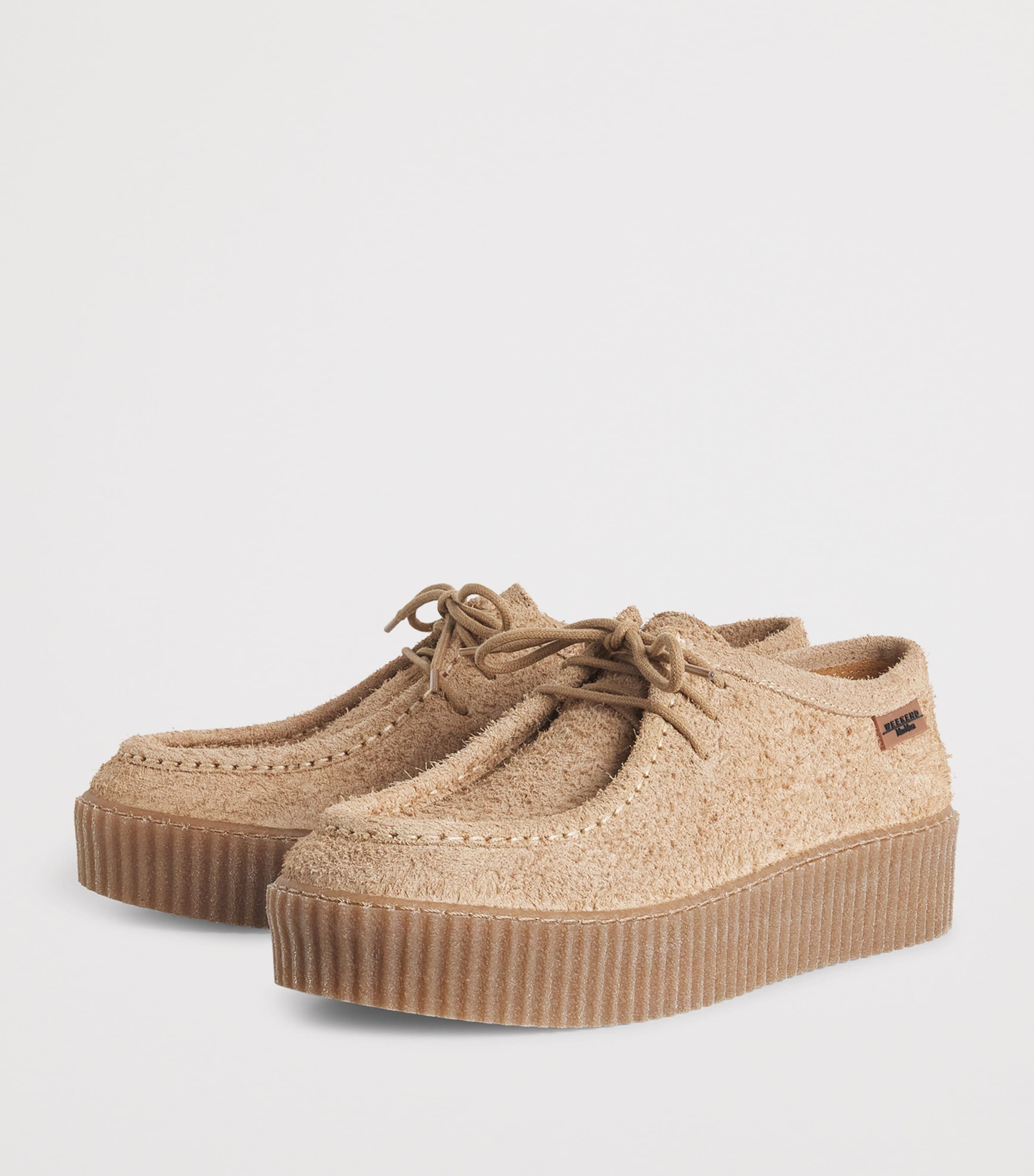 Suede Ankle Boots BEIGE Image 3