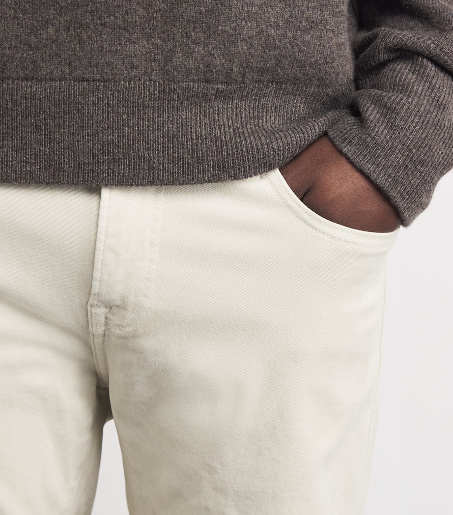 Mid-Rise Slim Jeans MKBG-MILK BEIGE Image 6