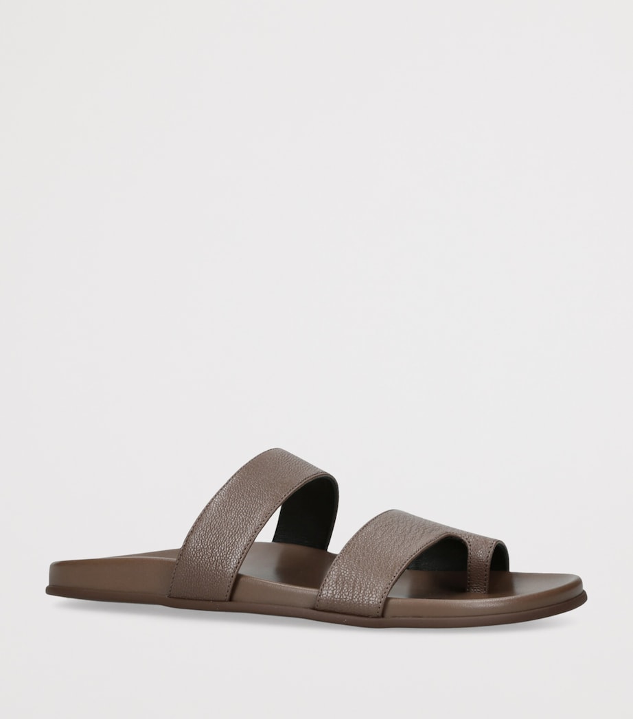 Hugh Leather Sandals BROWN/OTH Image 3