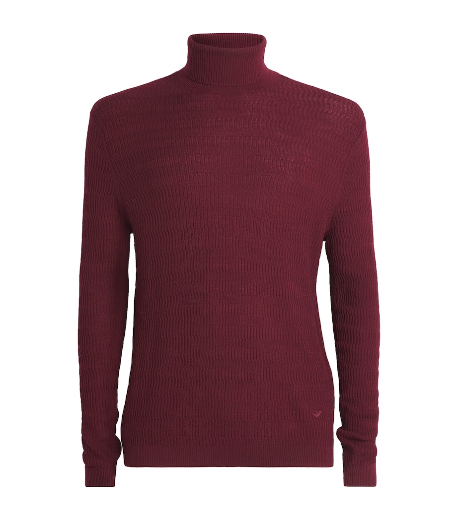 Virgin Wool Rollneck Sweater U5086 Image 1