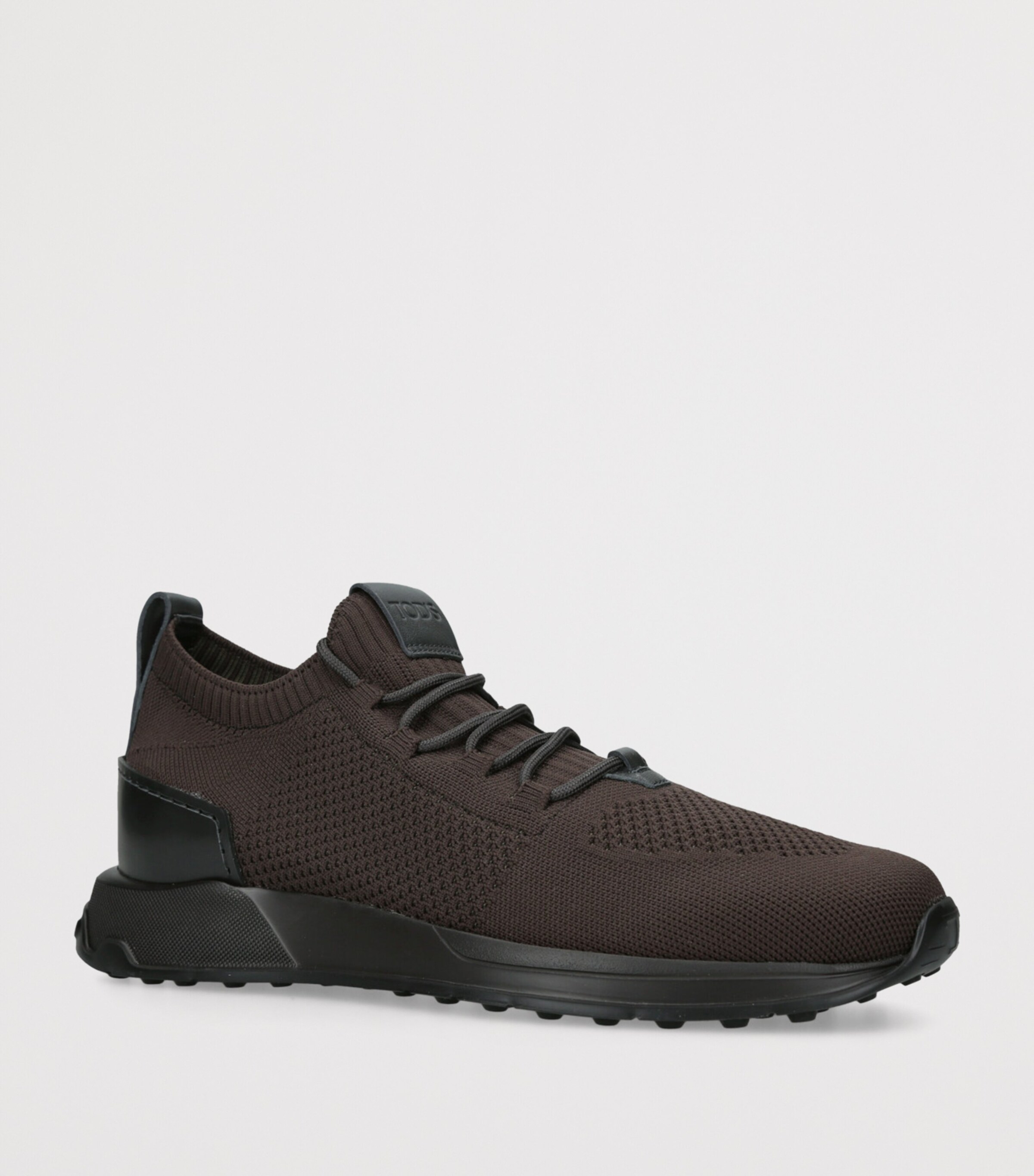 Tod's Mens Run 63K Calzino Sneakers Dark Brown Image 3