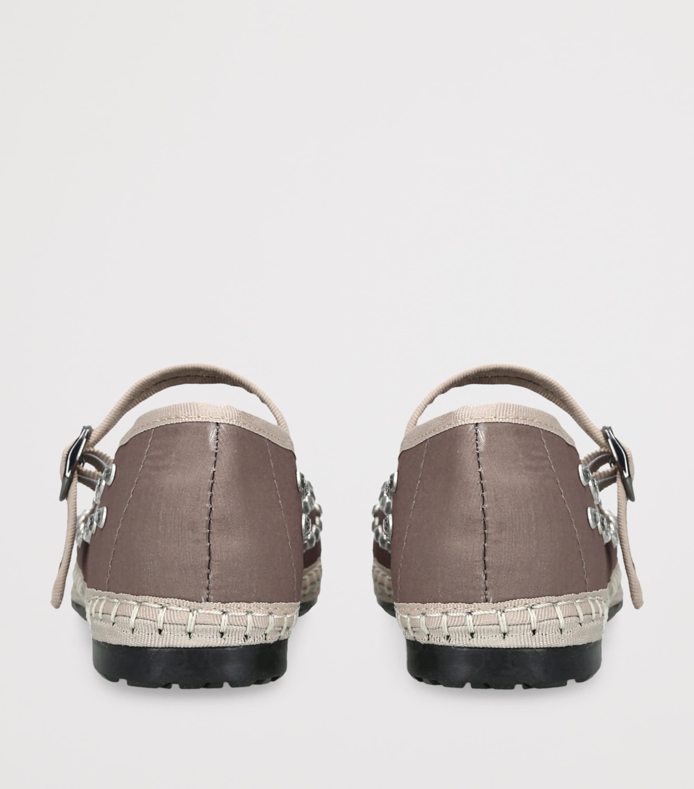 Flabelus Embellished Mae Mary Janes Grey Image 2