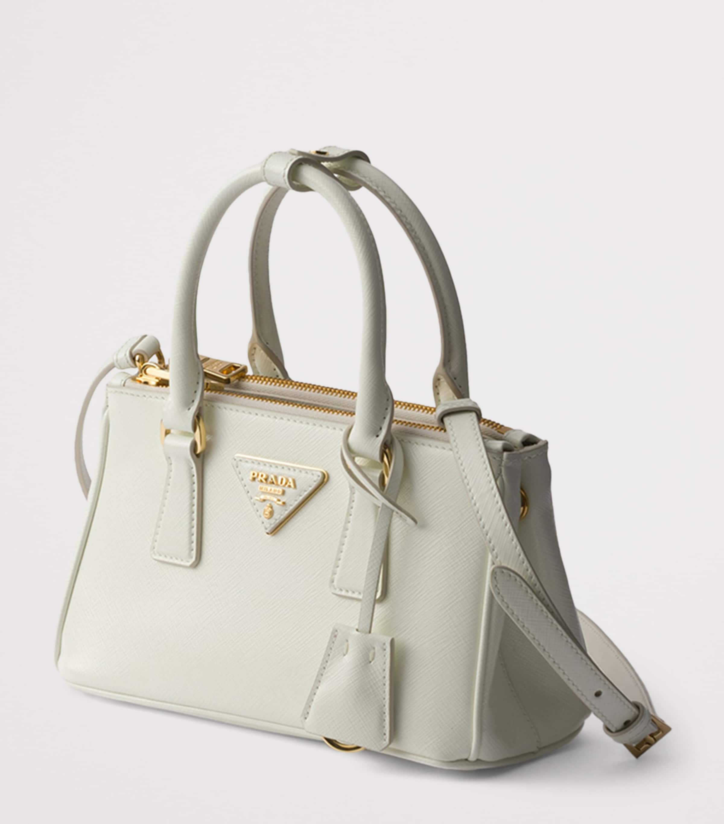 Mini Patent Saffiano Leather Galleria Top-Handle Bag F0009 Image 2