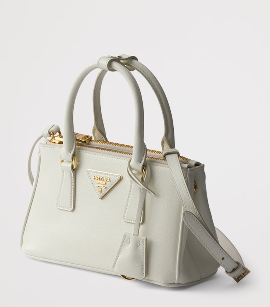 Mini Patent Saffiano Leather Galleria Top-Handle Bag F0009 Image 2