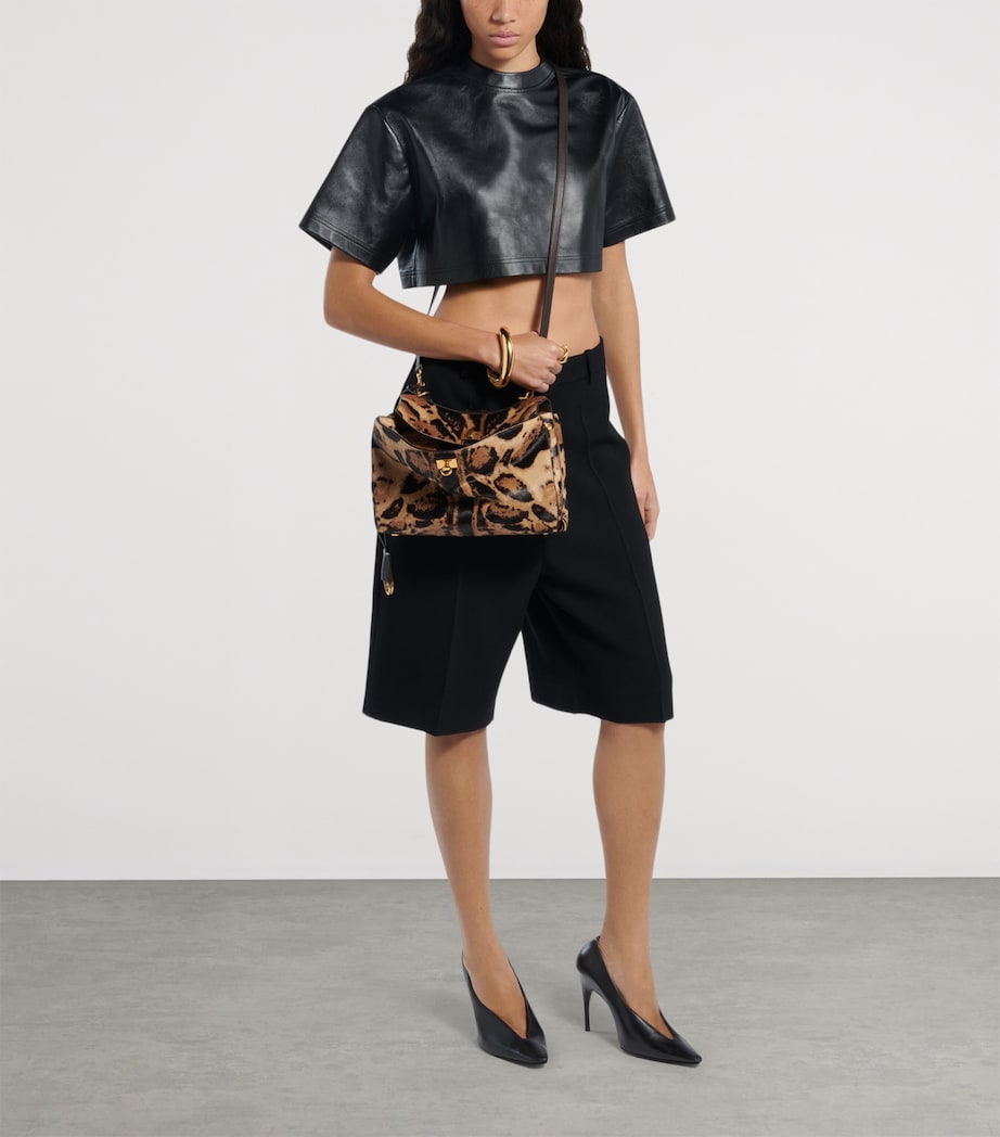 Balenciaga Pony Hair Rodeo Top-Handle Bag Image 2