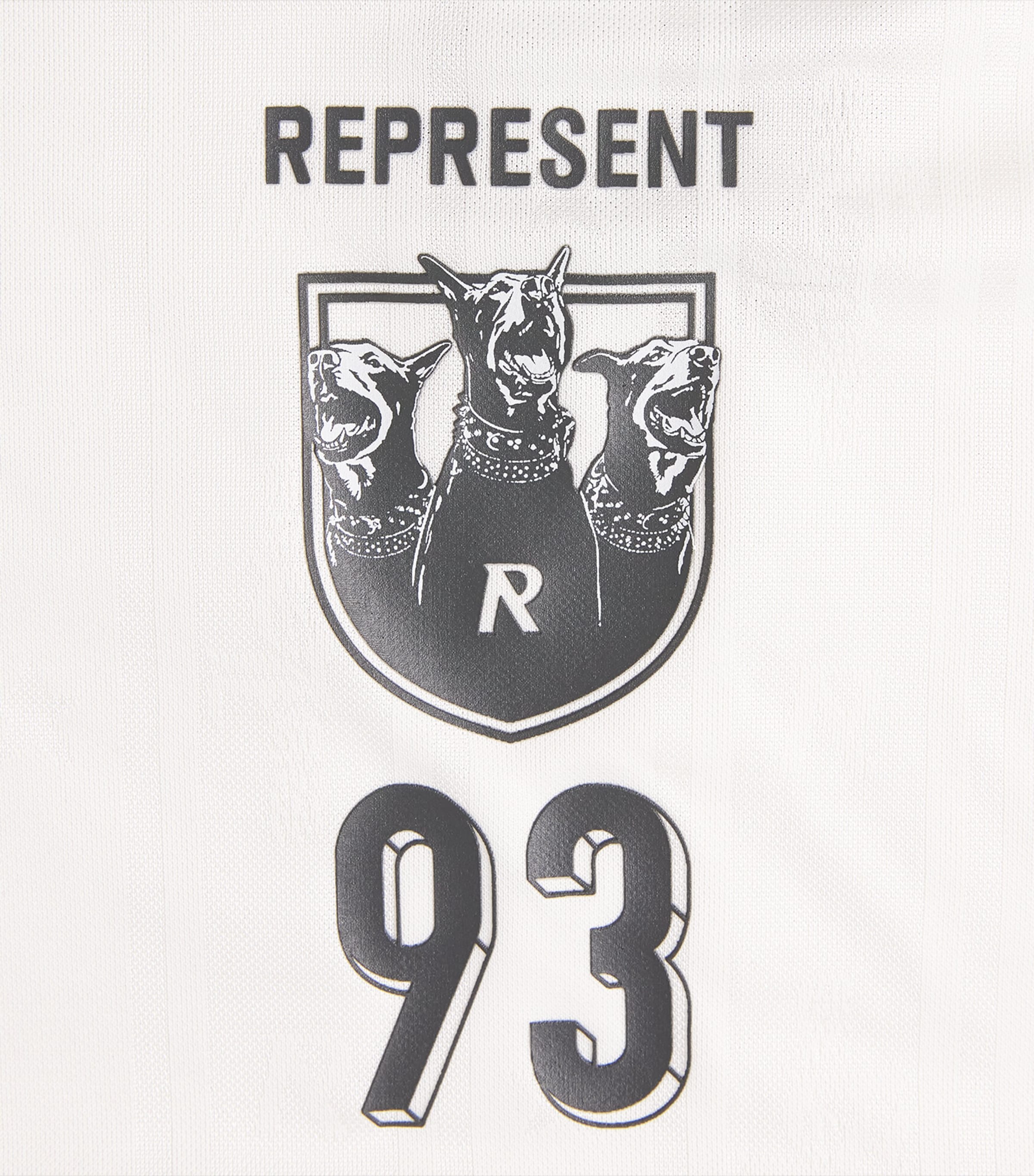 Represent Mens Spike Football Top Flat White Image 6