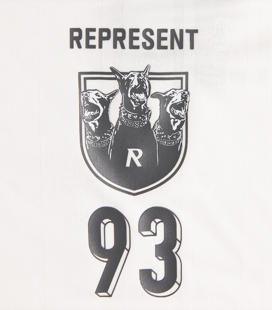 Represent Mens Spike Football Top Flat White Image 6