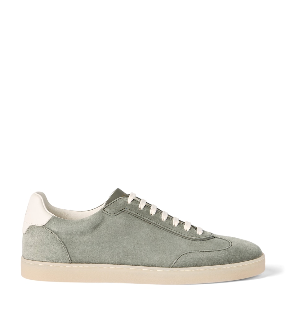 Brunello Cucinelli Suede Low-Top Sneakers Image 1